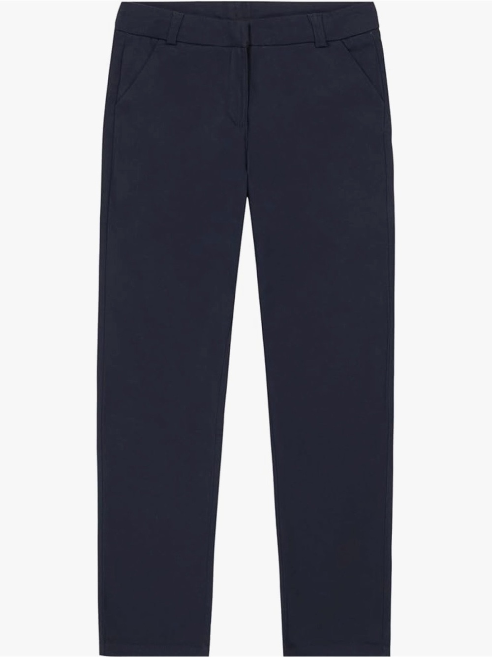 IZOD Juniors Uniform Stretch Twill Skinny Pant, Navy , 1 - Picture 2 of 14